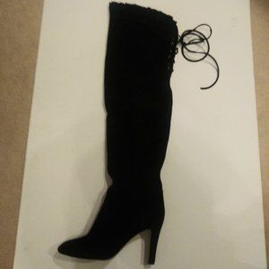 Kelsi Dagger, "Sophia1", NWT, Over-the-knee, black suede boots Size 9